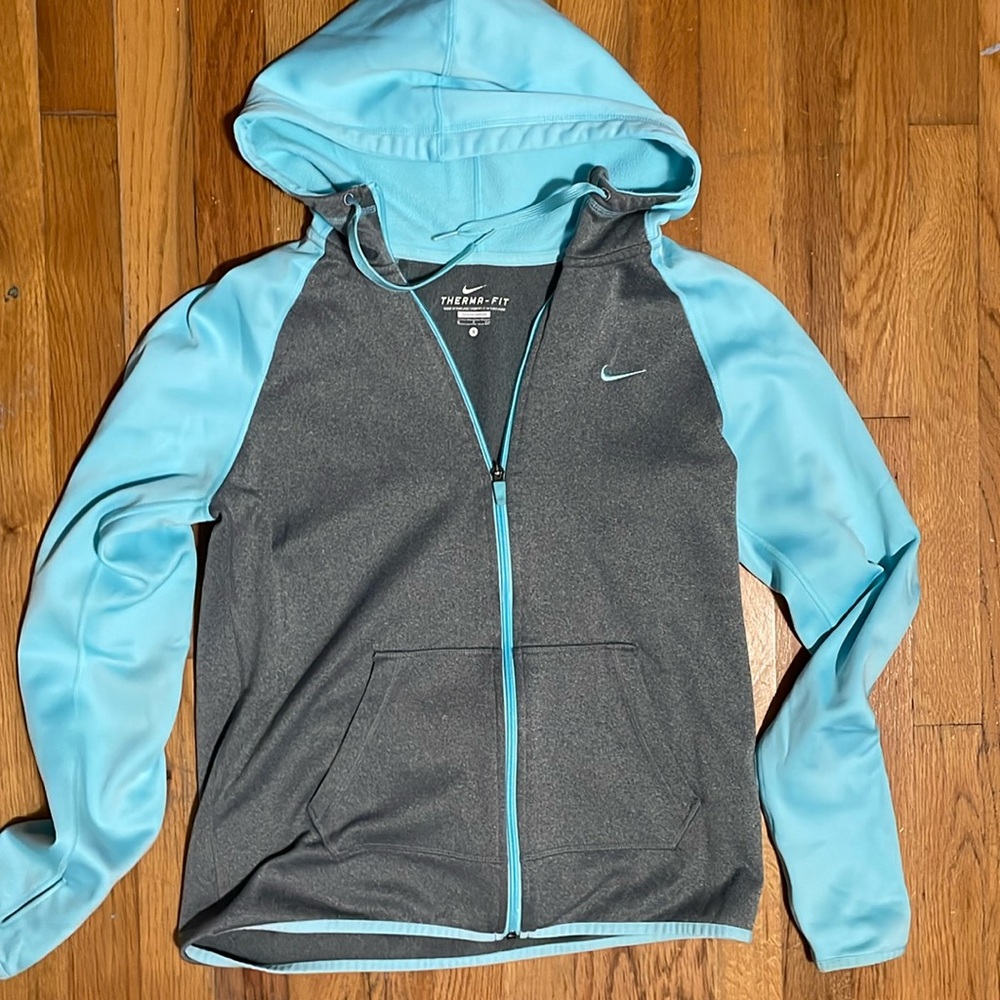 Nike thin zip up sweatshirt